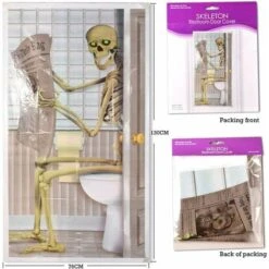 Posters Stickers Papier Peint Décoration Halloween Skeleton Couverture Toilettes Maison Porte Fenêtre Restaurant Bar (A) 11 Posters Stickers Papier Peint Décoration Halloween Skeleton Couverture Toilettes Maison Porte Fenêtre Restaurant Bar (A) -ATMOSPHERA || VIDAXL || Safavieh Soldes 100206650 5