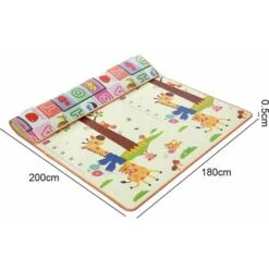 Tapis De Jeu En Coton Pour Bébé Tapis De Jeu Pour Bébé Tapis Rampant Pour Sol Tapis De Bébé Grand Super Doux Extra épais (0,5 Cm), Surface En Peluche Pliable Antidérapant Non Toxique, 2001800.5cm 8 Tapis De Jeu En Coton Pour Bébé Tapis De Jeu Pour Bébé Tapis Rampant Pour Sol Tapis De Bébé Grand Super Doux Extra épais (0,5 Cm), Surface En Peluche Pliable Antidérapant Non Toxique, 2001800.5cm -ATMOSPHERA || VIDAXL || Safavieh Soldes 100266391 2