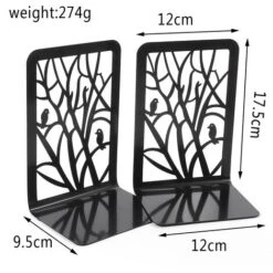 Une Paire De Serre-Livre Créatif,Serre-Livres Pour Livres Lourds,Serre-Livres En Métal(noir) -ATMOSPHERA || VIDAXL || Safavieh Soldes 100342803 3