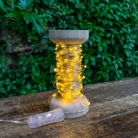 Guirlande Led Argent 10M - Bobine 10M Guirlande Lumineuse Led - Guirlande Leds Pour Deco Chambre, Déco De Noël, Ambiance Poétique Et Romantique 5 Guirlande Led Argent 10M - Bobine 10M Guirlande Lumineuse Led - Guirlande Leds Pour Deco Chambre, Déco De Noël, Ambiance Poétique Et Romantique – Image 3