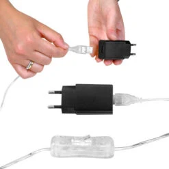 Guirlande Led Argent 10M - Bobine 10M Guirlande Lumineuse Led - Guirlande Leds Pour Deco Chambre, Déco De Noël, Ambiance Poétique Et Romantique 10 Guirlande Led Argent 10M - Bobine 10M Guirlande Lumineuse Led - Guirlande Leds Pour Deco Chambre, Déco De Noël, Ambiance Poétique Et Romantique -ATMOSPHERA || VIDAXL || Safavieh Soldes 10407470 4