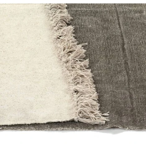 Tapis Kilim Coton 120 X 180 Cm Taupe VidaXL 6 Tapis Kilim Coton 120 X 180 Cm Taupe VidaXL – Image 4