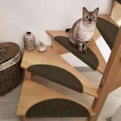 Beautissu Tapis De Marche D'escalier ProStair, En Pack De 15 Marron, 55 X 15 X 4 Cm -ATMOSPHERA || VIDAXL || Safavieh Soldes 11496372 5