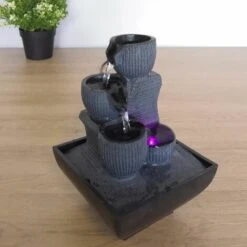 Fontaine D'intérieur Variation De Couleurs Kini 8 Fontaine D'intérieur Variation De Couleurs Kini -ATMOSPHERA || VIDAXL || Safavieh Soldes 11673605 3