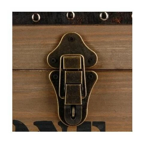 ATMOSPHERA Malle De Rangement Rectangulaire - Factory - Lot De 4 - Marron - Livraison Gratuite 4 ATMOSPHERA Malle De Rangement Rectangulaire - Factory - Lot De 4 - Marron - Livraison Gratuite – Image 2