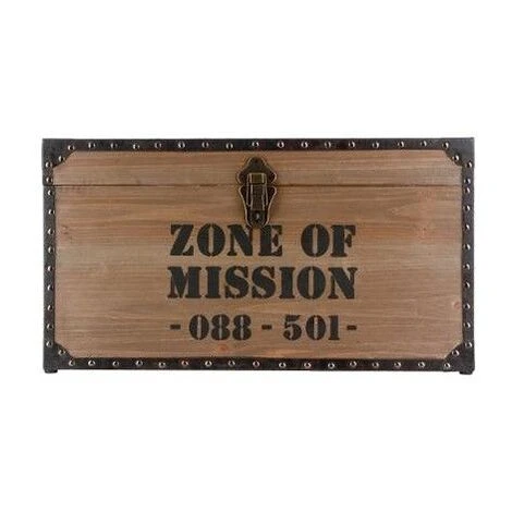 ATMOSPHERA Malle De Rangement Rectangulaire - Factory - Lot De 4 - Marron - Livraison Gratuite 6 ATMOSPHERA Malle De Rangement Rectangulaire - Factory - Lot De 4 - Marron - Livraison Gratuite – Image 4