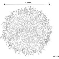 Décoration Murale Juju Au Style Bohème Avec Plumes Colorées Corail 40 Cm De Diamètre Beliani -ATMOSPHERA || VIDAXL || Safavieh Soldes 11926292 3