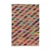 60x110 - Tapis Kilim 60x110 RAINBOW JUTE ET FIL RECYCLE Multicolore Fait Main En Jute Certification Care And Fair Produit Recyclé Idéal Pour L'entrée