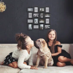 Relaxdays Cadre Photos Pêle-mêle 16 Photos Galerie Mur Cadre Mural 9x13 Collage Vertical Horizontal Hxl 70x70 Cm, Noir -ATMOSPHERA || VIDAXL || Safavieh Soldes 13157926 5