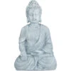 Relaxdays Statue Bouddha Assis, 40 Cm De Haut, Déco Feng Shui, Résistant Aux Intempéries Et Gel, Sculpture, Gris Clair -ATMOSPHERA || VIDAXL || Safavieh Soldes 13204367 1