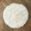 FLOKATI DE LUXE - Tapis Extra-doux Esprit Peau De Mouton Blanc Diam.70 -ATMOSPHERA || VIDAXL || Safavieh Soldes 13246939 1