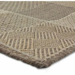 SUVA - Tapis Tissé Carrés De Différents Motifs Marron 60x110 9 SUVA - Tapis Tissé Carrés De Différents Motifs Marron 60x110 -ATMOSPHERA || VIDAXL || Safavieh Soldes 13248953 3
