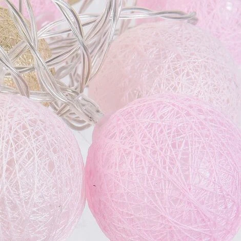 Guirlande Lumineuse Boules Colorées 20 LED 3,72 M 6 Guirlande Lumineuse Boules Colorées 20 LED 3,72 M – Image 4