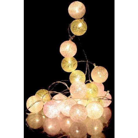 Guirlande Lumineuse Boules Colorées 20 LED 3,72 M 7 Guirlande Lumineuse Boules Colorées 20 LED 3,72 M – Image 5