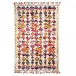 40x60 - Tapis Berbère Style 40x60 BERBER TRIBAL MK 01 Multicolore OEKO TEX Exclusivité Idéal Pour L'entrée