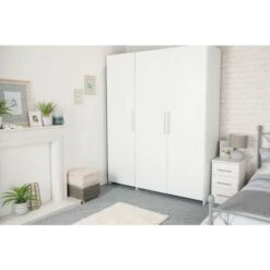 Film Adhésif Décoratif Pour Meuble Laque Uni 200 X 67,5cm Blanc