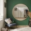 Miroir XXL Rond En Chêne 150 Cm FAB