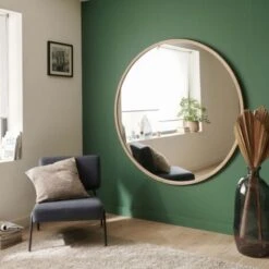 Miroir XXL Rond En Chêne 150 Cm FAB -ATMOSPHERA || VIDAXL || Safavieh Soldes 13920387 4