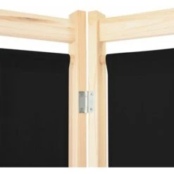 Cloison De Séparation 3 Panneaux Noir 120x170x4 Cm Tissu VidaXL 11 Cloison De Séparation 3 Panneaux Noir 120x170x4 Cm Tissu VidaXL -ATMOSPHERA || VIDAXL || Safavieh Soldes 13977573 5
