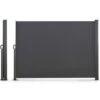 Paravent Extérieur Rétractable 180 X 300 CM Gris Anthracite Store Latéral -ATMOSPHERA || VIDAXL || Safavieh Soldes 1464088 1