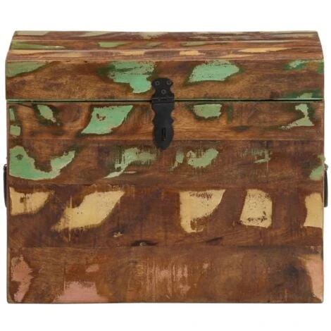 Boîtes De Rangement Bois Massif De Récupération VidaXL 7 Boîtes De Rangement Bois Massif De Récupération VidaXL – Image 5