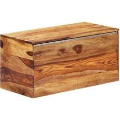Coffre De Rangement 80 X 40 X 40 Cm Bois Massif De Sesham VidaXL