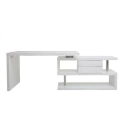 Caisson De Rangement 2 Tiroirs Blanc Laqué MAX -ATMOSPHERA || VIDAXL || Safavieh Soldes 15464870 3