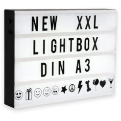 Lightbox LED XXL Boîte Lumineuse Décoraitive Cinema A3