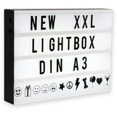 Lightbox LED XXL Boîte Lumineuse Décoraitive Cinema A3 4 Lightbox LED XXL Boîte Lumineuse Décoraitive Cinema A3 – Image 2