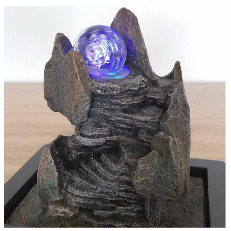 Fontaine Nature Scala - L 23 X L 17 X H 25 Cm - Polyrésine - Livraison Gratuite 6 Fontaine Nature Scala - L 23 X L 17 X H 25 Cm - Polyrésine - Livraison Gratuite – Image 4