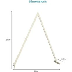 Mariage Arche - Grande Arche Mariage Bois Triangle 2,26M - Arche En Bois Pour Décoration De Mariage - Arche Kit Pour Ceremonie Laique - Montage Facile - STOCK EN FRANCE 8 Mariage Arche - Grande Arche Mariage Bois Triangle 2,26M - Arche En Bois Pour Décoration De Mariage - Arche Kit Pour Ceremonie Laique - Montage Facile - STOCK EN FRANCE -ATMOSPHERA || VIDAXL || Safavieh Soldes 18004705 2