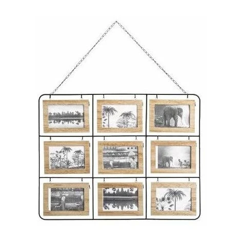 ATMOSPHERA Pêle-mêle Recto-verso Nomad - L 64 X L 2 X H 50 Cm - 18 Photos - Livraison Gratuite 3 ATMOSPHERA Pêle-mêle Recto-verso Nomad - L 64 X L 2 X H 50 Cm - 18 Photos - Livraison Gratuite