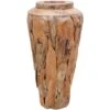 Vase De Décoration 40 X 60 Cm Bois De Teck Solide VidaXL -ATMOSPHERA || VIDAXL || Safavieh Soldes 18328378 1