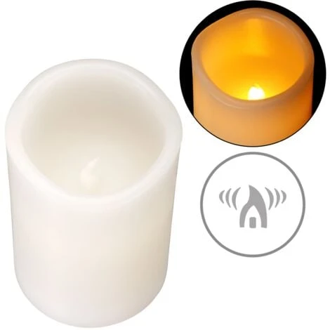 Monzana - Lot De 12 Bougies LED En Cire Avec Télécommande Et Piles Incluses - Lumières LED Vacillante / Fixe - Bougie, Chandelle 4 Monzana - Lot De 12 Bougies LED En Cire Avec Télécommande Et Piles Incluses - Lumières LED Vacillante / Fixe - Bougie, Chandelle – Image 2
