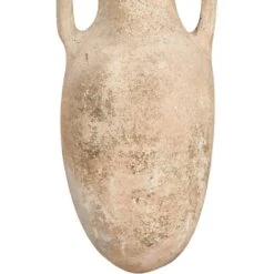 JARRE POT ANFORA ORCHIO VASE À FLEURS EN ARGILE TERREUSE, MEUBLE DE JARDIN À LA MAIN L28xPR28xH53 Cm -ATMOSPHERA || VIDAXL || Safavieh Soldes 18529131 4