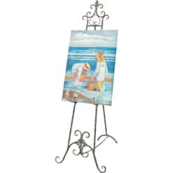 Chevalet Porte-photo Support En Toile Porte-menu Exposition D'images Peintures Sur Fer Plus Stable Et Robuste Que Celles En Bois -ATMOSPHERA || VIDAXL || Safavieh Soldes 18579035 4