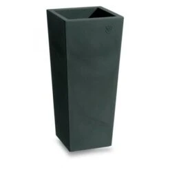 Pot Haut Carré Genesis Gris Tourterelle - 70 Cm