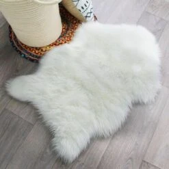 FLOKATI DE LUXE - Tapis Extra-doux Esprit Peau De Mouton Blanc 60x90 -ATMOSPHERA || VIDAXL || Safavieh Soldes 18624593 4