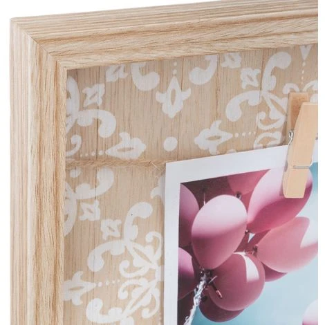 ATMOSPHERA Porte Photos Corde Effet Bois Ethnique - 48 X 2 X 48 4 ATMOSPHERA Porte Photos Corde Effet Bois Ethnique - 48 X 2 X 48 – Image 2