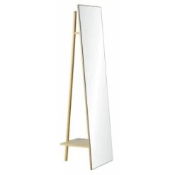 Portant Vêtements Miroir En Bois L45 X H160 Cm LIAM -ATMOSPHERA || VIDAXL || Safavieh Soldes 18735042 2