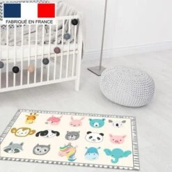 Tapis De Jeu En Vinyle Tarkett 49,5x83 Pour Chambre D'enfant - Haute Qualité Non Toxique - Motif Têtes D'animaux -ATMOSPHERA || VIDAXL || Safavieh Soldes 19760946 3