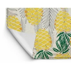 Tapis Décoration Vinyle Tarkett 80x120 Pour Salon Chambre Bureau - Style Tropical Motif Ananas -ATMOSPHERA || VIDAXL || Safavieh Soldes 19760964 5