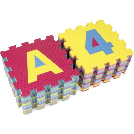 KIDUKU® Puzzle Tapis Mousse Bébé, 86 Pièces, Tapis De Jeu Très Résistant Pour Enfants, Alphabets & Chiffres 6 KIDUKU® Puzzle Tapis Mousse Bébé, 86 Pièces, Tapis De Jeu Très Résistant Pour Enfants, Alphabets & Chiffres – Image 4