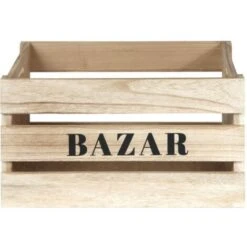BAZAR - Lot De 3 Cagettes Gigognes Naturelles -ATMOSPHERA || VIDAXL || Safavieh Soldes 20288269 3