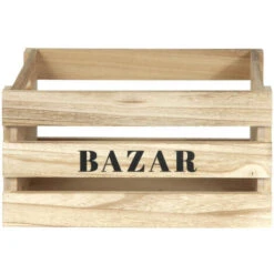 BAZAR - Lot De 3 Cagettes Gigognes Naturelles -ATMOSPHERA || VIDAXL || Safavieh Soldes 20288269 5