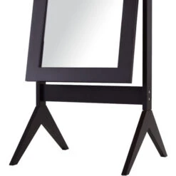 HOMCOM Miroir à Pied Inclinaison Réglable Dim. 47L X 46l X 148H Cm MDF Brun Foncé 10 HOMCOM Miroir à Pied Inclinaison Réglable Dim. 47L X 46l X 148H Cm MDF Brun Foncé -ATMOSPHERA || VIDAXL || Safavieh Soldes 21630343 4