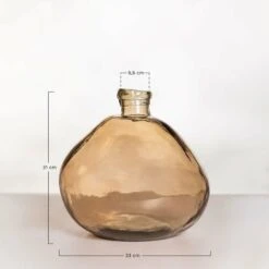Vase Damajuana En Verre Recyclé (33 Cm) Jound SKLUM -ATMOSPHERA || VIDAXL || Safavieh Soldes 22784237 5