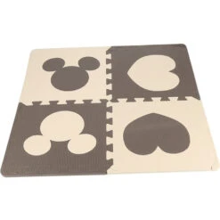 12pcs Couleur Café Bébé Mignon Mousse EVA Puzzle Tapis Ramper Jouet Jeux -ATMOSPHERA || VIDAXL || Safavieh Soldes 23057673 4