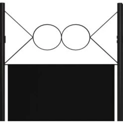 Cloison De Séparation 4 Panneaux Noir 160 X 180 Cm VidaXL -ATMOSPHERA || VIDAXL || Safavieh Soldes 24099197 5