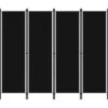 Cloison De Séparation 4 Panneaux Noir 200x180 Cm VidaXL -ATMOSPHERA || VIDAXL || Safavieh Soldes 24099239 1